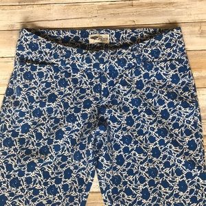 Old Navy Pixies blue floral pant